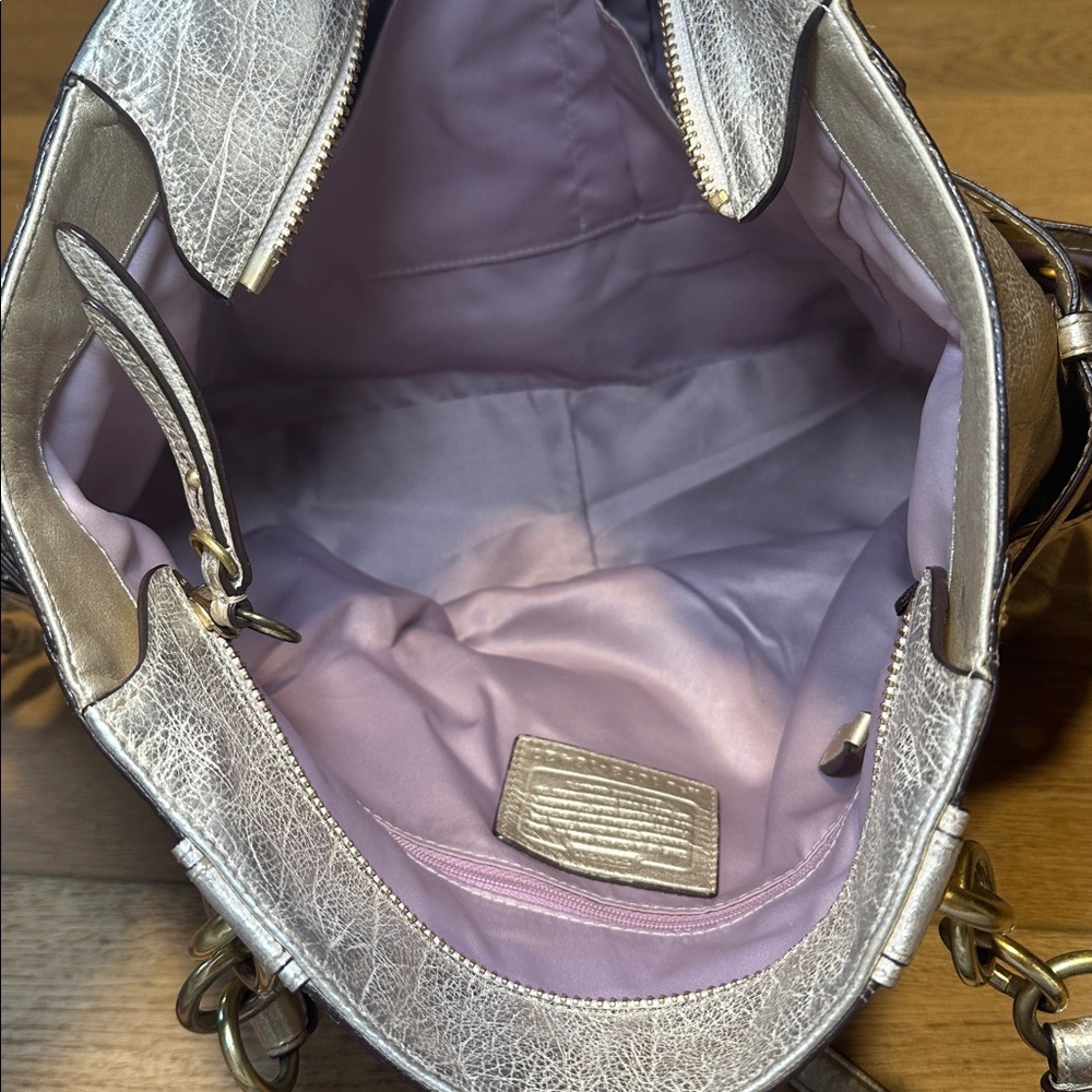 Coach Metallic Colette Leather Perforated - Picture 5 of 6